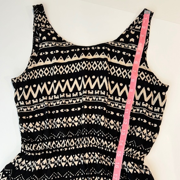 Patrons of Peace Smocked Waist Mini/Midi Dress Medium - Picture 11 of 12